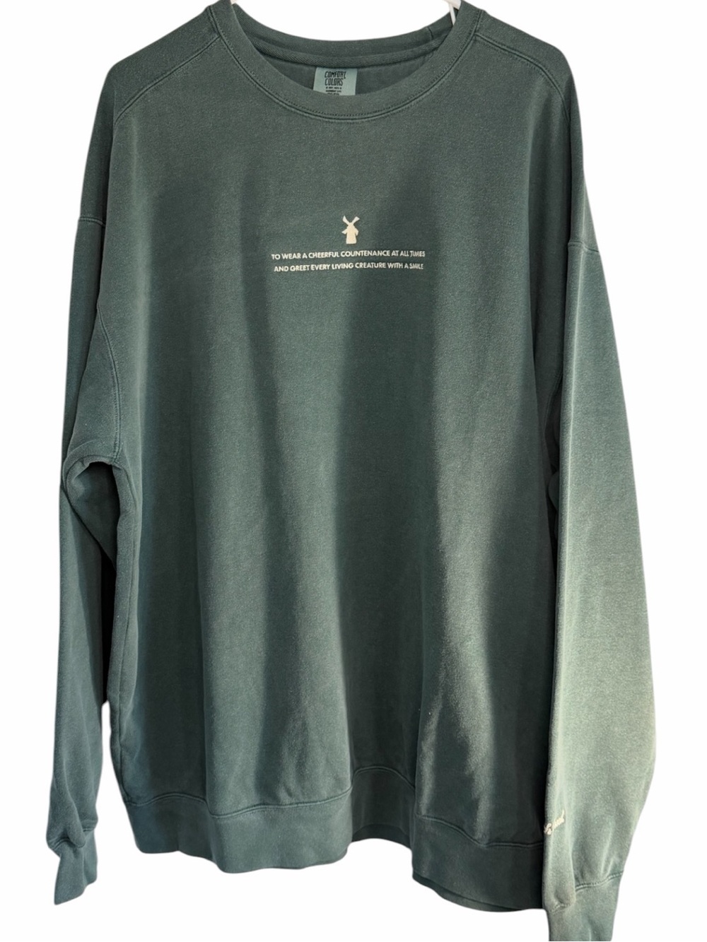 Dutch Bros XXL BRAND NEW IN PACKAGE Green Crewneck “The Dutch Creed” RARE DB 92